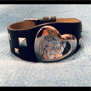 🔻PRICE DROP🔻JLo Watch Black & Heart/Rose/Studded